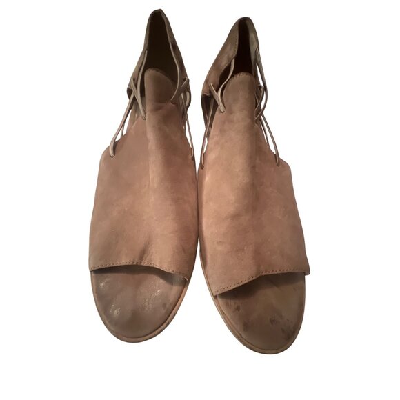 Eileen Fisher Womens Suede Open-Toe Block Heel Sandals Size 11 - Picture 2 of 8